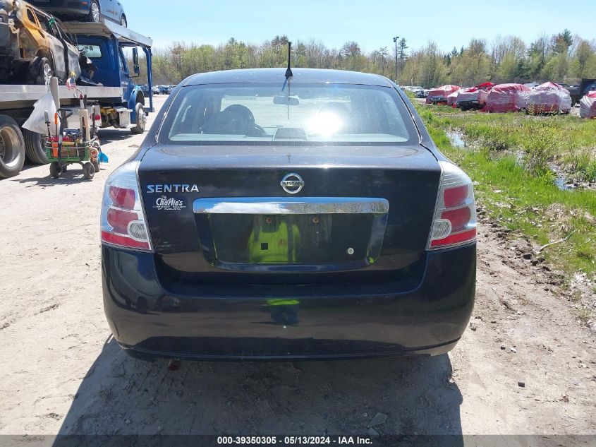 2010 Nissan Sentra 2.0S VIN: 3N1AB6AP4AL648140 Lot: 39350305