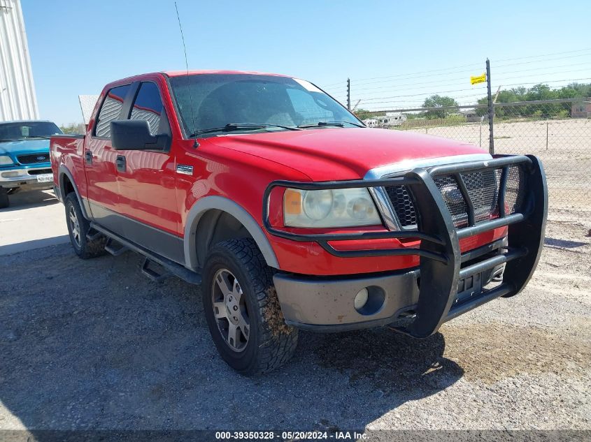 2006 Ford F-150 Fx4/Lariat/Xlt VIN: 1FTPW14V06FA92810 Lot: 39350328