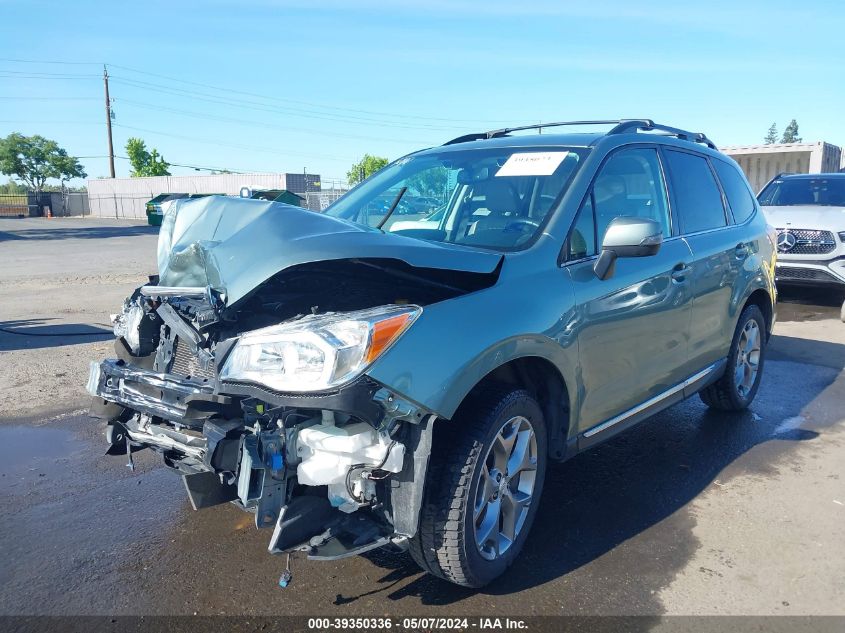 2016 Subaru Forester 2.5I Touring VIN: JF2SJAXC5GH486586 Lot: 39350336