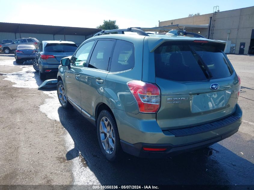 2016 Subaru Forester 2.5I Touring VIN: JF2SJAXC5GH486586 Lot: 39350336