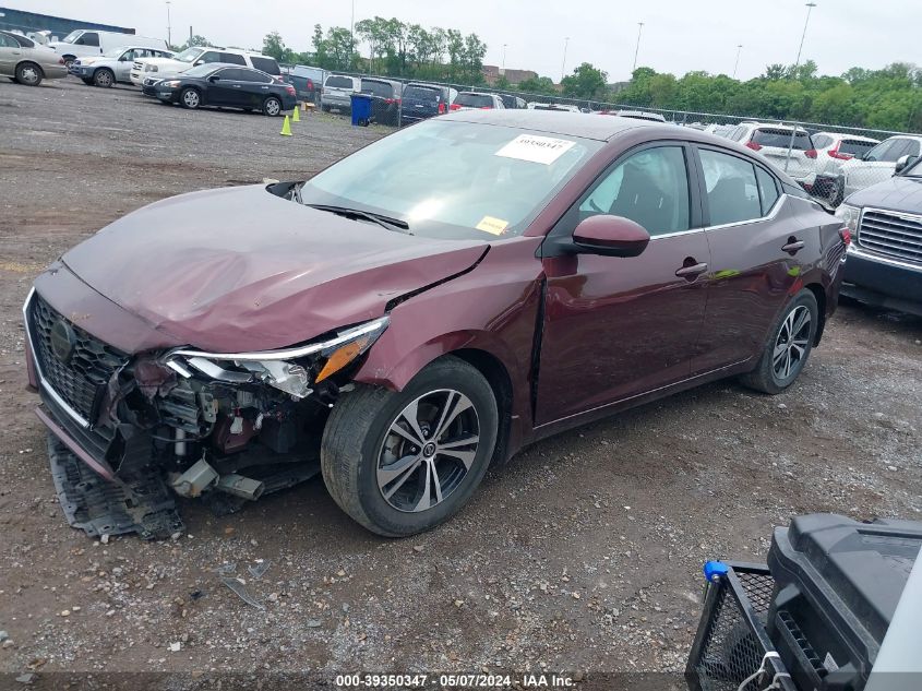 2021 Nissan Sentra Sv Xtronic Cvt VIN: 3N1AB8CV9MY239243 Lot: 39350347