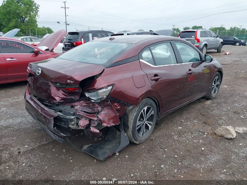 2021 Nissan Sentra Sv Xtronic Cvt VIN: 3N1AB8CV9MY239243 Lot: 39350347