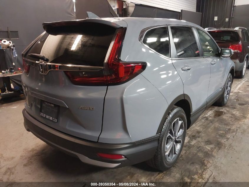 2022 Honda Cr-V Awd Ex-L VIN: 5J6RW2H87NL002209 Lot: 39350354