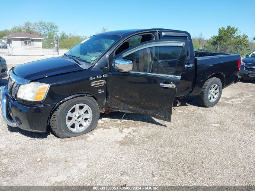 2004 Nissan Titan Xe VIN: 1N6AA07A34N541811 Lot: 39350353