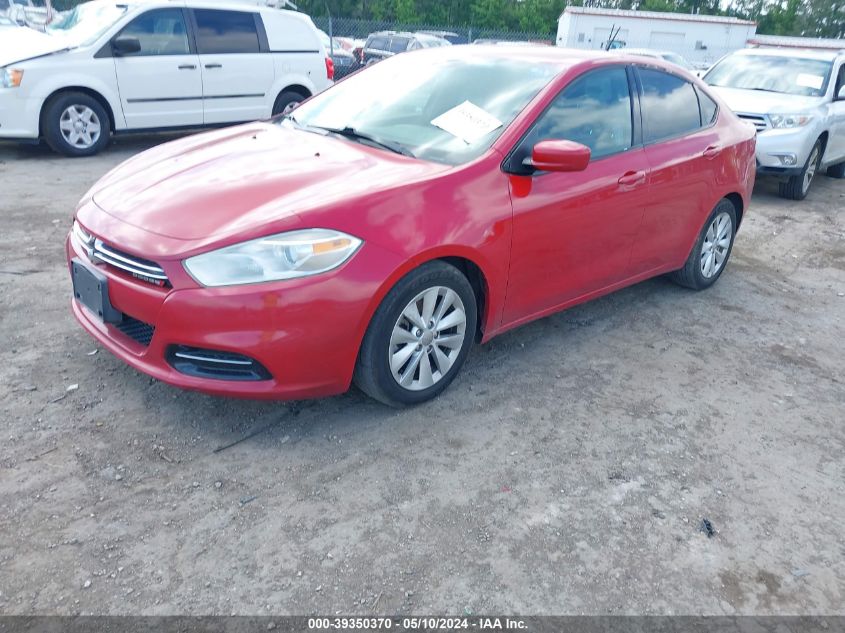 2014 Dodge Dart Aero VIN: 1C3CDFDH0ED673654 Lot: 39350370