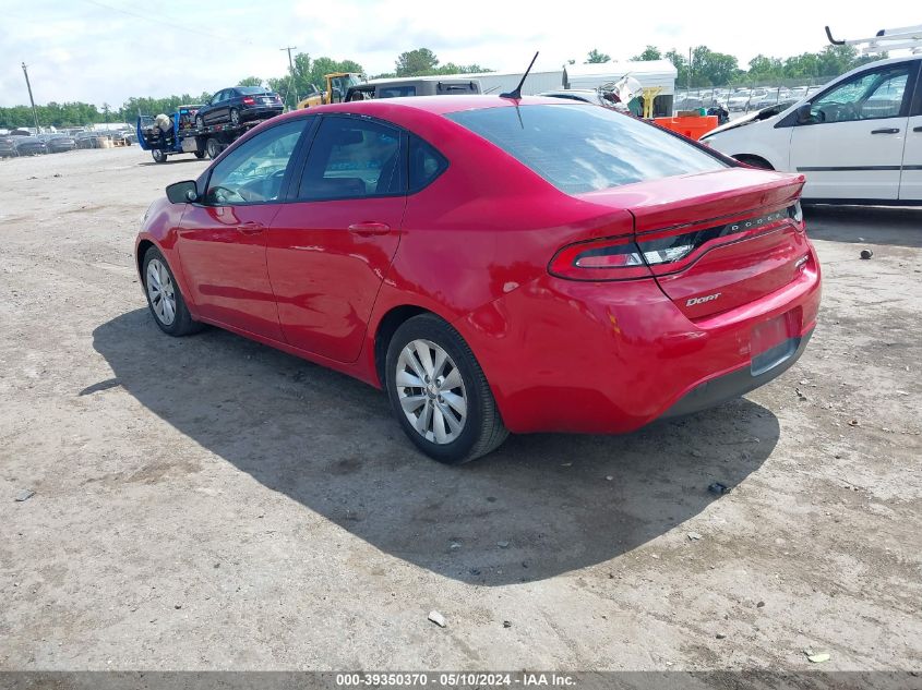 2014 Dodge Dart Aero VIN: 1C3CDFDH0ED673654 Lot: 39350370