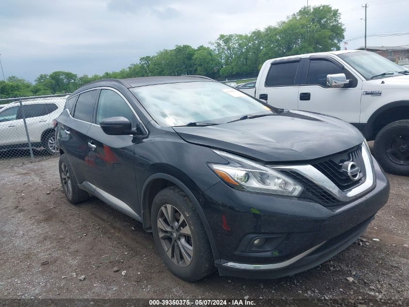 2017 Nissan Murano Sv VIN: 5N1AZ2MH8HN118572 Lot: 39350375