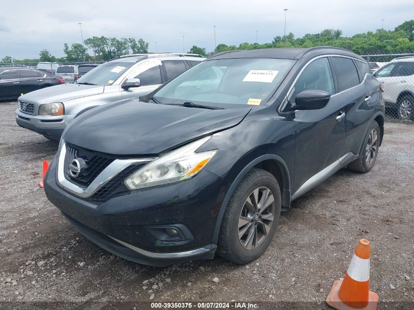 2017 Nissan Murano Sv VIN: 5N1AZ2MH8HN118572 Lot: 39350375