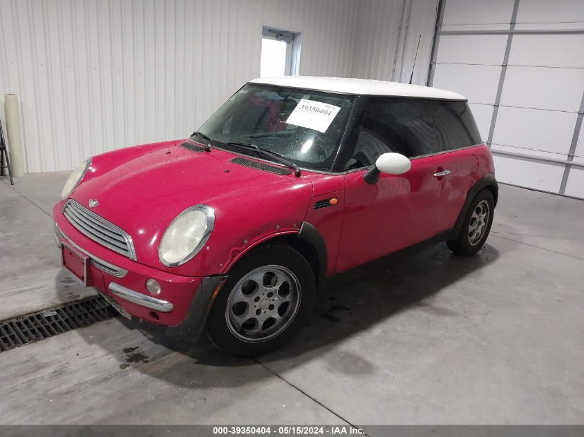 2002 Mini Cooper VIN: WMWRC33472TC37407 Lot: 39350404