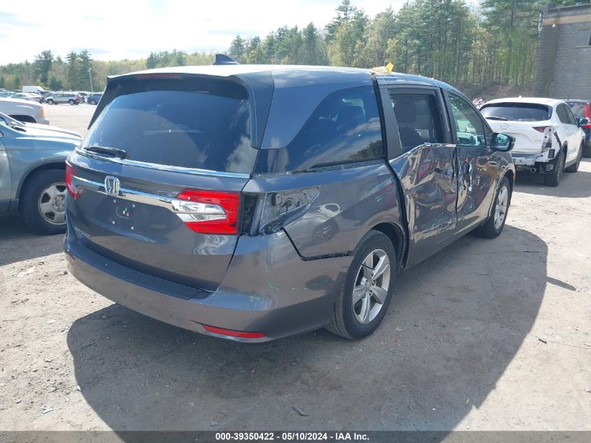 2018 Honda Odyssey Ex-L VIN: 5FNRL6H78JB008899 Lot: 39350422