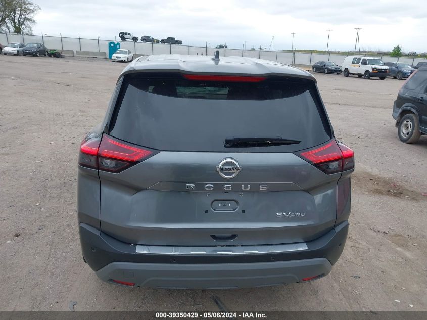 2021 Nissan Rogue Sv Intelligent Awd VIN: 5N1AT3BB7MC827022 Lot: 39350429