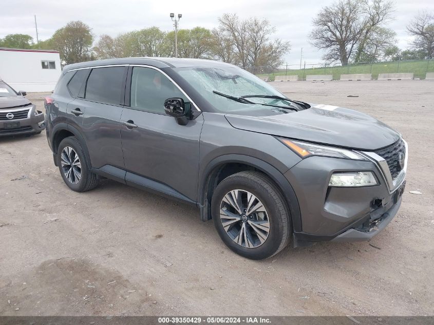 2021 Nissan Rogue Sv Intelligent Awd VIN: 5N1AT3BB7MC827022 Lot: 39350429