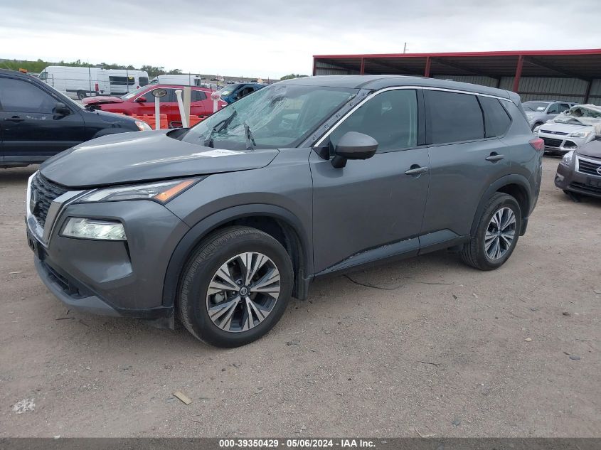 2021 Nissan Rogue Sv Intelligent Awd VIN: 5N1AT3BB7MC827022 Lot: 39350429