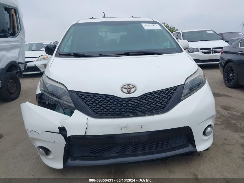 2016 Toyota Sienna Se 8 Passenger/Se Premium 8 Passenger VIN: 5TDXK3DCXGS744212 Lot: 39350431