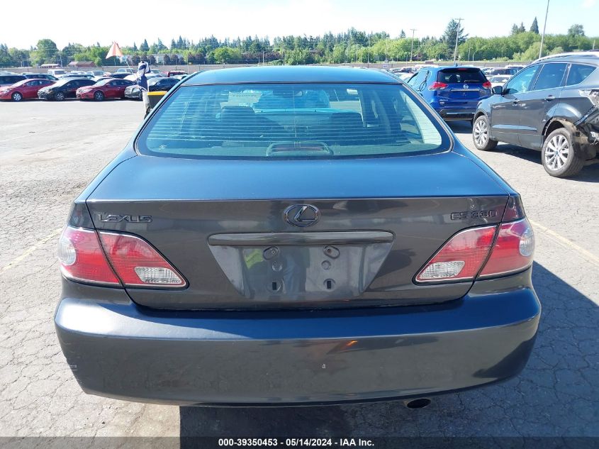 2004 Lexus Es 330 VIN: JTHBA30G545034687 Lot: 40377397