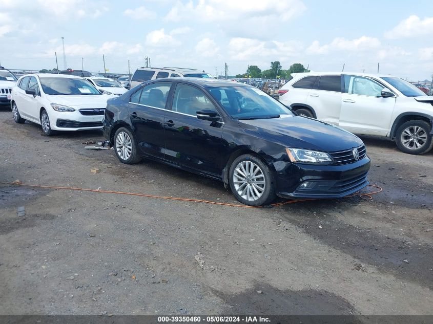 2016 Volkswagen Jetta 1.8T Sel VIN: 3VWL07AJ6GM375523 Lot: 39350460