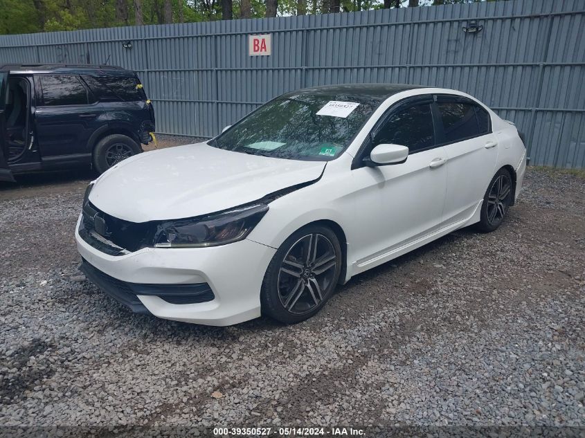 2016 Honda Accord Sport VIN: 1HGCR2F5XGA013121 Lot: 39350527