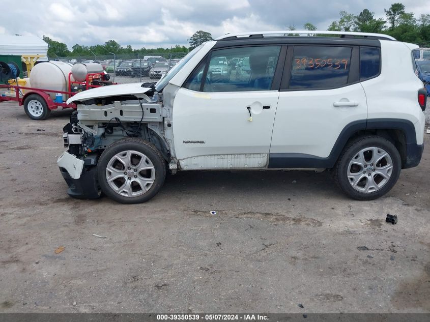 2016 Jeep Renegade Limited VIN: ZACCJBDT4GPE26904 Lot: 39350539