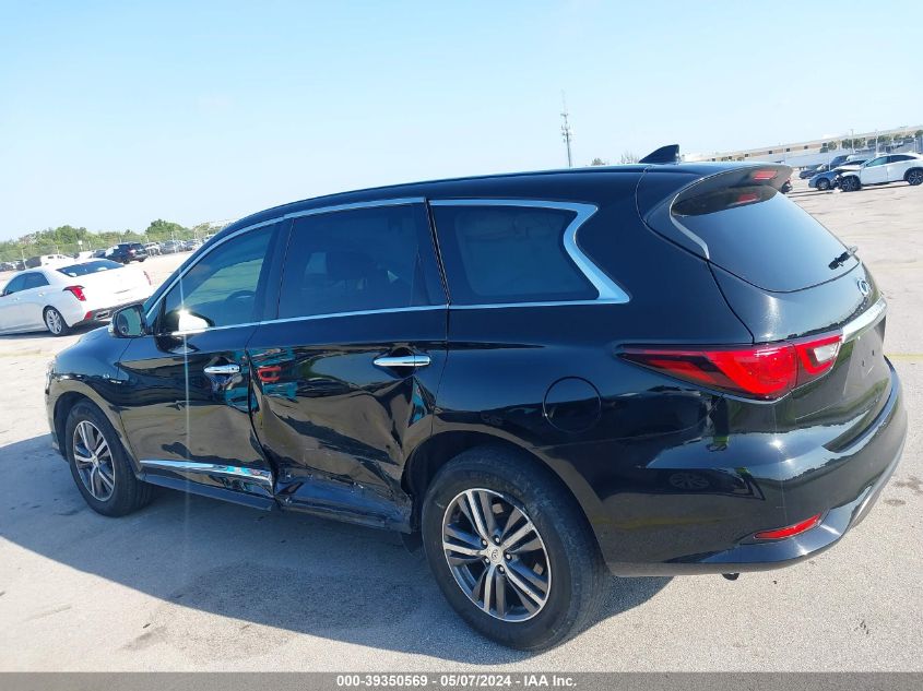 2020 Infiniti Qx60 Pure VIN: 5N1DL0MN9LC521201 Lot: 39350569