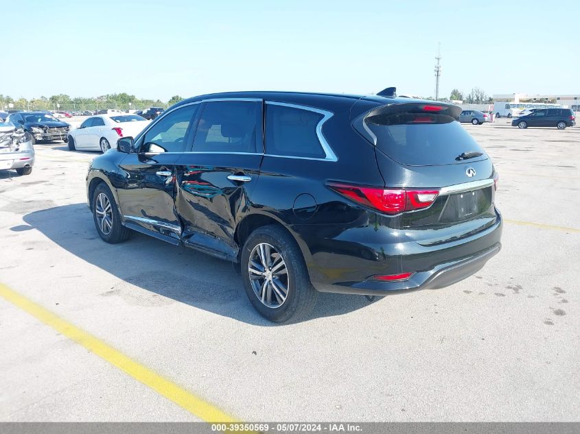 2020 Infiniti Qx60 Pure VIN: 5N1DL0MN9LC521201 Lot: 39350569