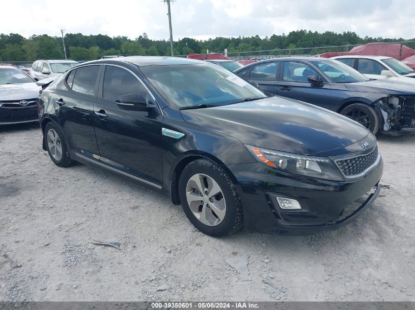 2015 Kia Optima Hybrid VIN: KNAGM4AD9F5089510 Lot: 39350601