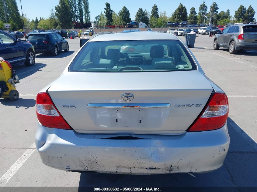 2004 Toyota Camry Le/Se/Xle VIN: 4T1BE30K54U863139 Lot: 39350632