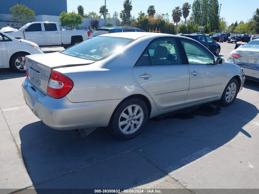 2004 Toyota Camry Le/Se/Xle VIN: 4T1BE30K54U863139 Lot: 39350632