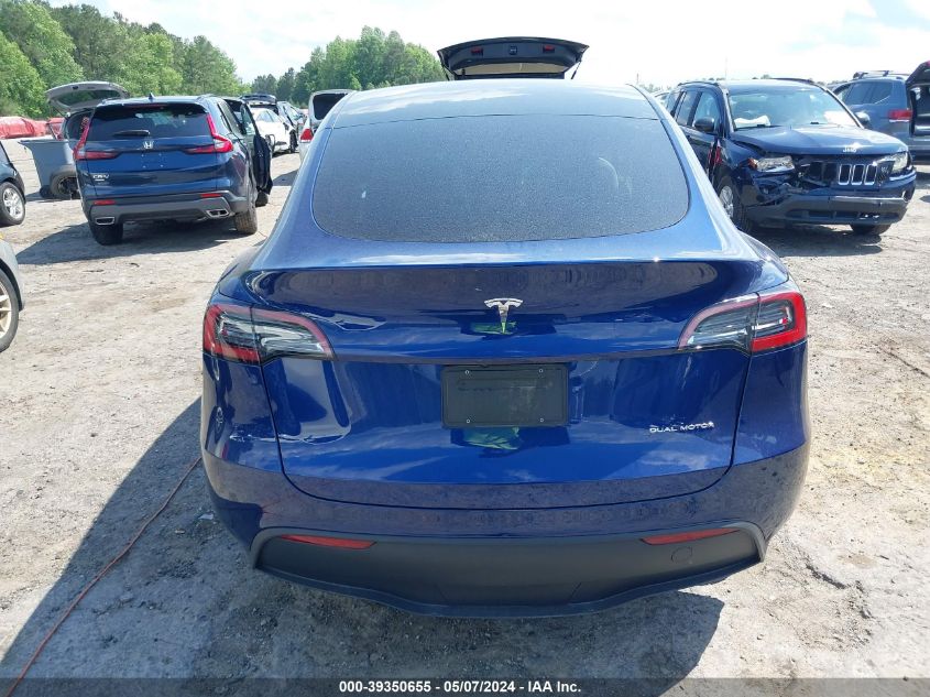 2023 TESLA MODEL Y AWD/LONG RANGE DUAL MOTOR ALL-WHEEL DRIVE - 7SAYGDEEXPA185275