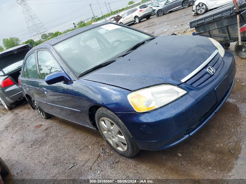 2003 Honda Civic Ex VIN: 2HGES26743H581309 Lot: 39350657