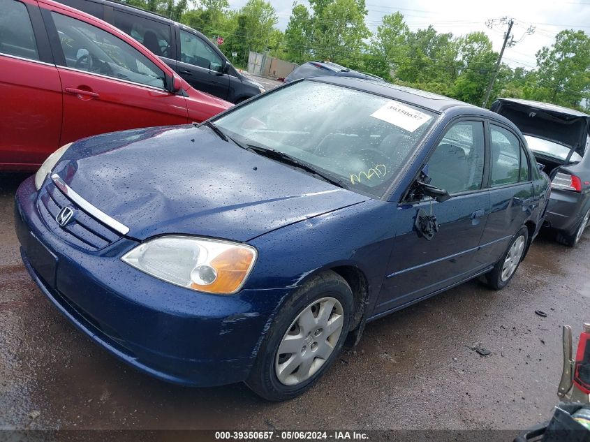 2003 Honda Civic Ex VIN: 2HGES26743H581309 Lot: 39350657