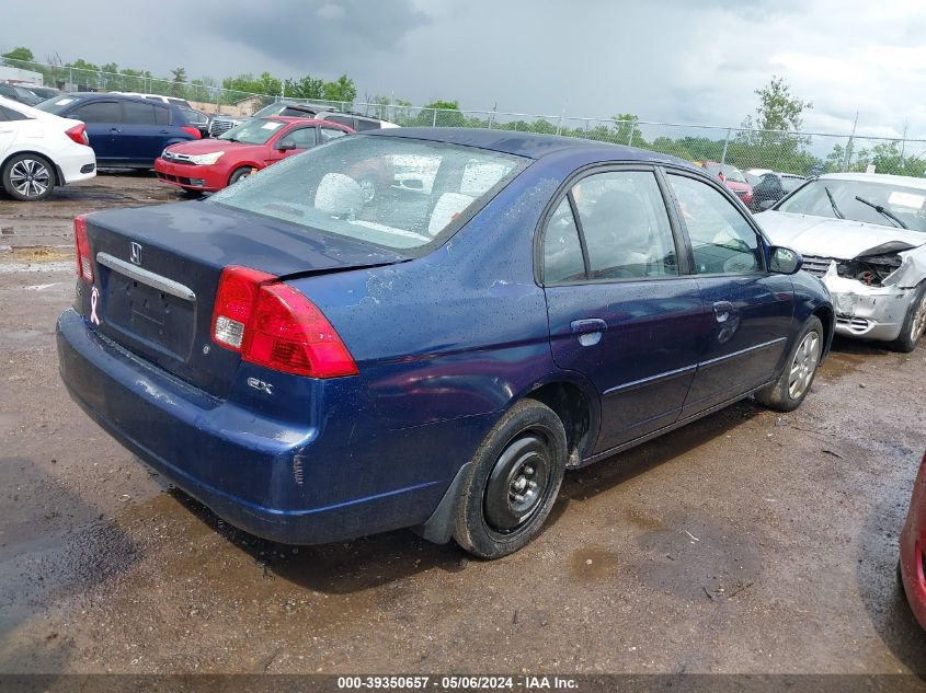 2003 Honda Civic Ex VIN: 2HGES26743H581309 Lot: 39350657