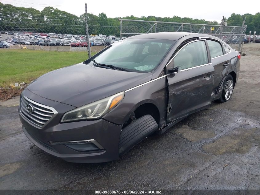 2015 Hyundai Sonata Se VIN: 5NPE24AF0FH023834 Lot: 39350675