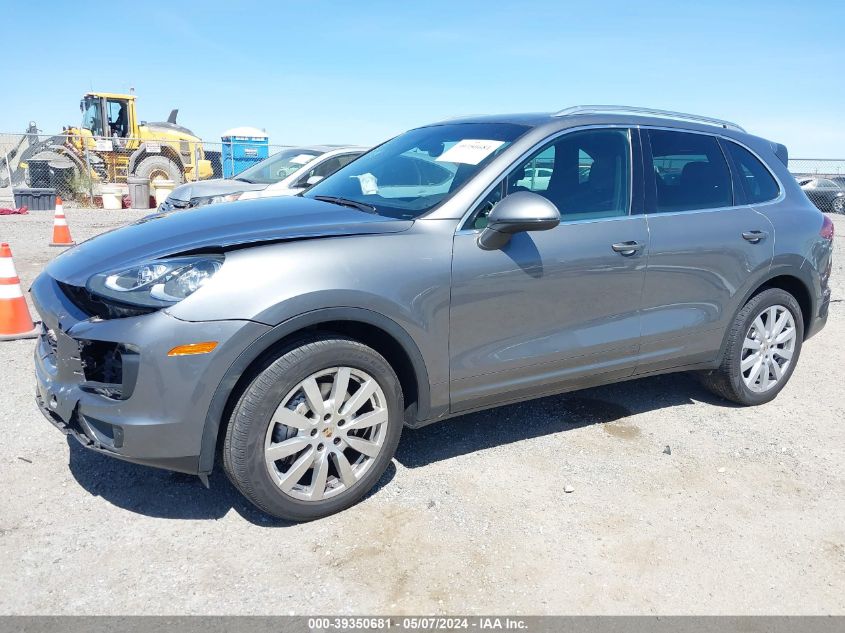 2017 Porsche Cayenne S VIN: WP1AB2A27HLA52826 Lot: 39350681