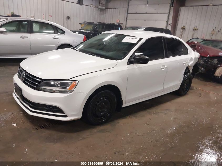 2016 Volkswagen Jetta 1.4T S VIN: 3VW267AJ2GM359359 Lot: 39350695