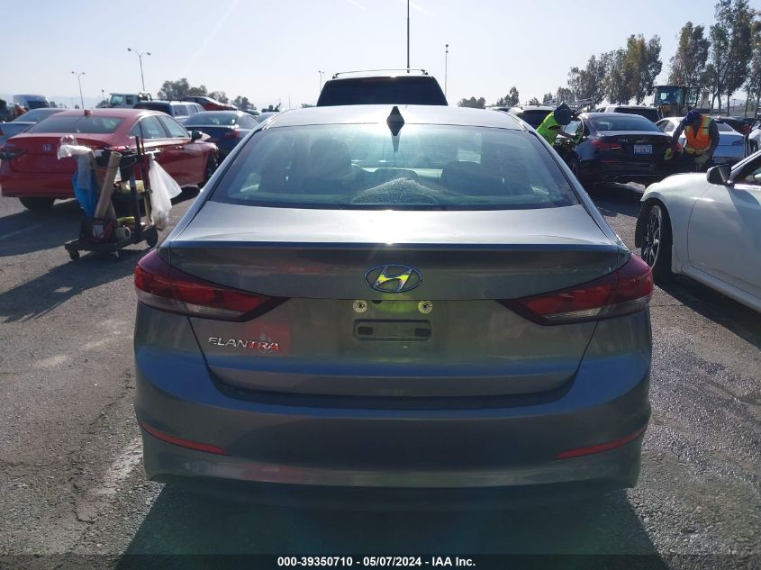 2018 Hyundai Elantra Value Edition VIN: KMHD84LF0JU616563 Lot: 39350710