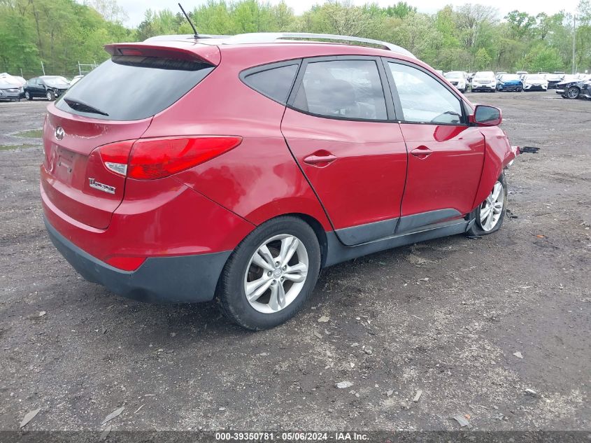 2010 Hyundai Tucson Gls VIN: KM8JU3ACXAU018904 Lot: 39350781