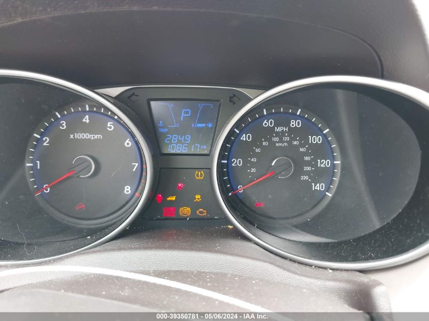 2010 Hyundai Tucson Gls VIN: KM8JU3ACXAU018904 Lot: 39350781