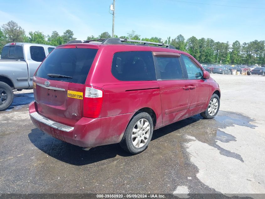 2007 Kia Sedona Ex VIN: KNDMB233376121531 Lot: 39350920