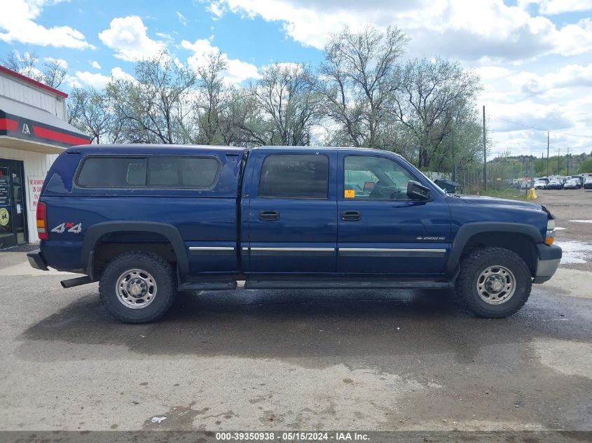 2001 Chevrolet Silverado 2500Hd Lt VIN: 1GCHK23U21F168423 Lot: 39350938