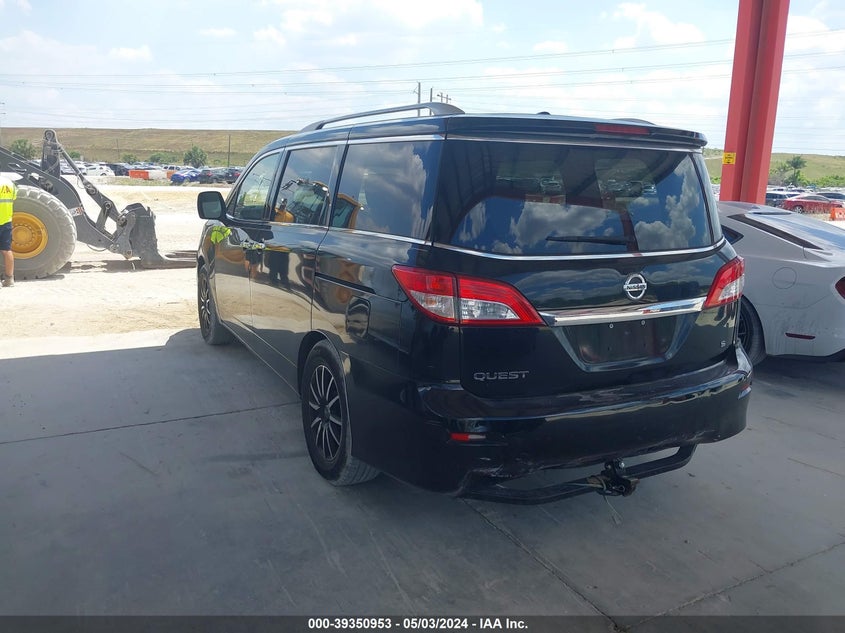 2016 Nissan Quest Platinum/S/Sl/Sv VIN: JN8AE2KP5G9156329 Lot: 39350953