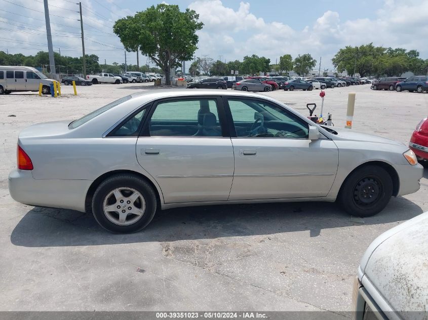 2001 Toyota Avalon Xl VIN: 4T1BF28B01U144730 Lot: 39351023
