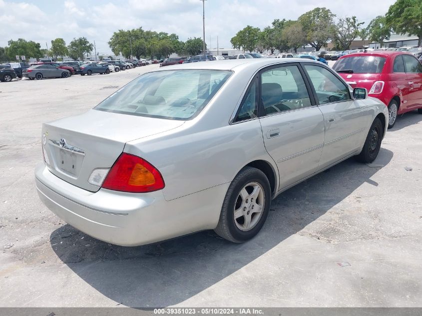 2001 Toyota Avalon Xl VIN: 4T1BF28B01U144730 Lot: 39351023