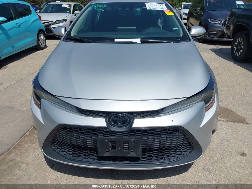 2022 Toyota Corolla Le VIN: 5YFEPMAE3NP276155 Lot: 39351028