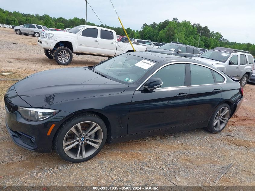 2019 BMW 440I Gran Coupe xDrive VIN: WBA4J7C54KBM74682 Lot: 39351035