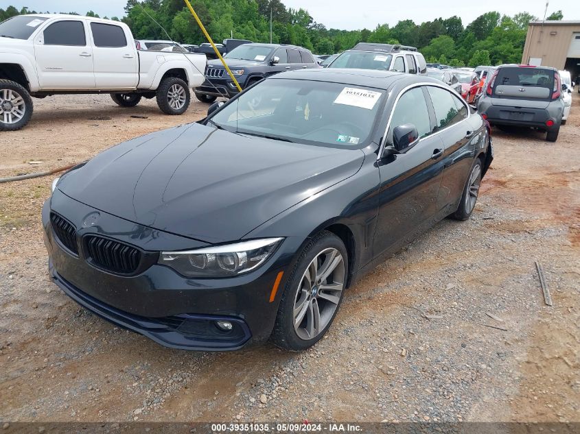 2019 BMW 440I Gran Coupe xDrive VIN: WBA4J7C54KBM74682 Lot: 39351035