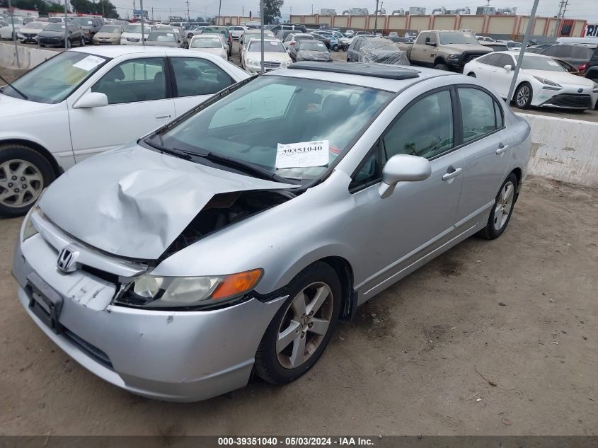 2006 Honda Civic Ex VIN: 1HGFA16846L001722 Lot: 39351040