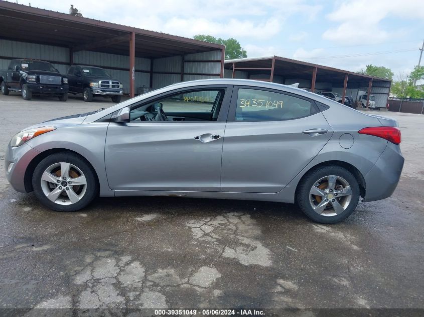 2013 Hyundai Elantra Gls VIN: KMHDH4AE3DU001956 Lot: 39351049