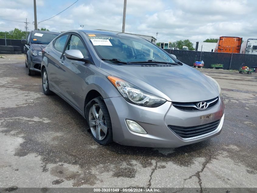 2013 Hyundai Elantra Gls VIN: KMHDH4AE3DU001956 Lot: 39351049