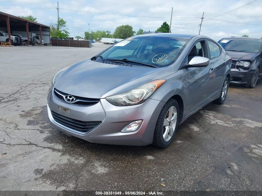 2013 Hyundai Elantra Gls VIN: KMHDH4AE3DU001956 Lot: 39351049