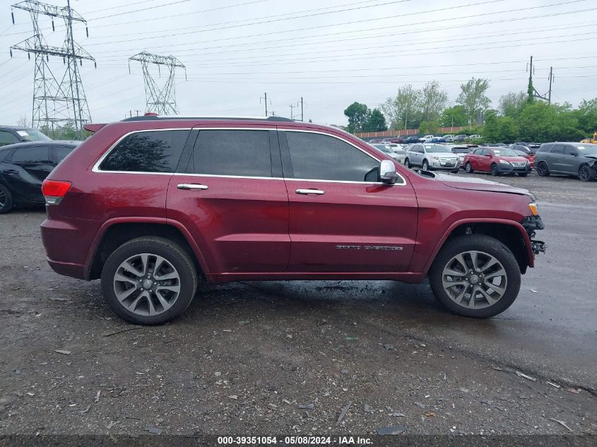 2018 Jeep Grand Cherokee Overland 4X4 VIN: 1C4RJFCG5JC155580 Lot: 39351054